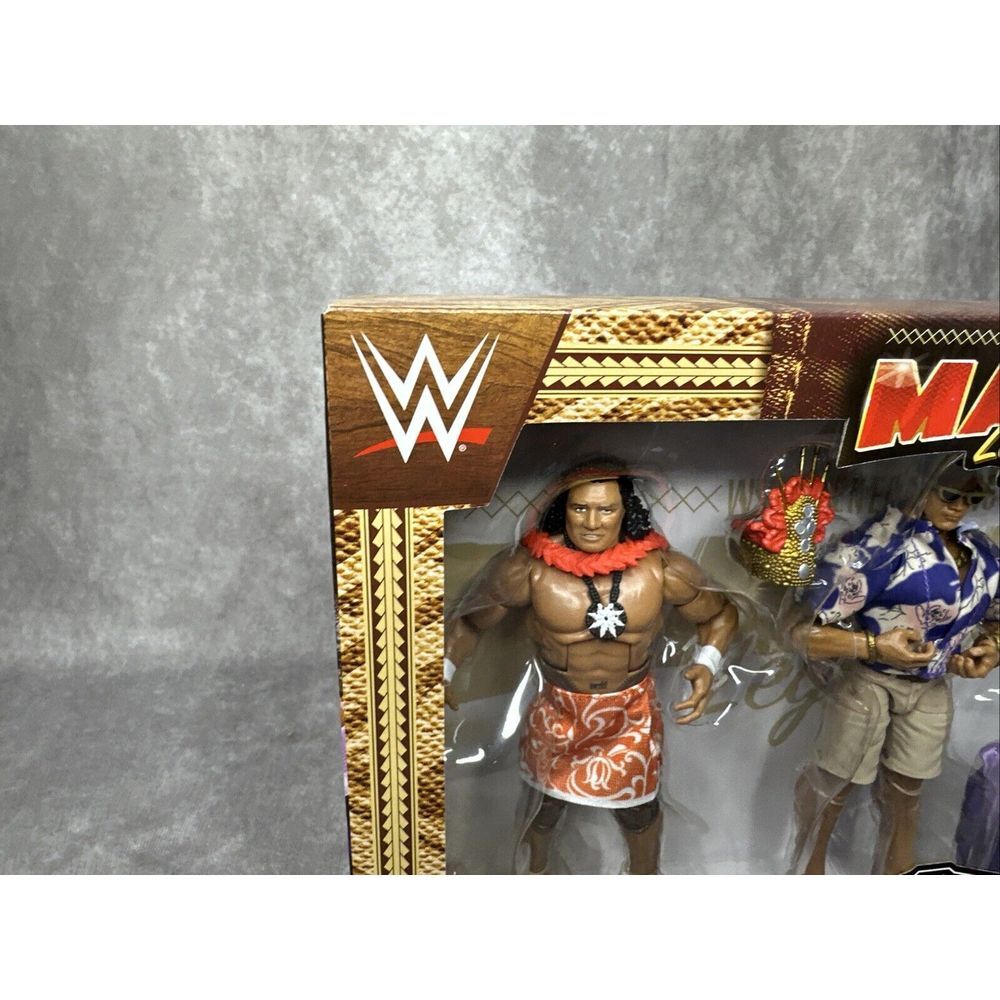 WWE Mattel Elite The Rock WWE Generations Maivia Legacy 3-Pack Exclusive - Picture 6 of 10